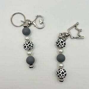 2 Beaded Keychain Charms
(210)